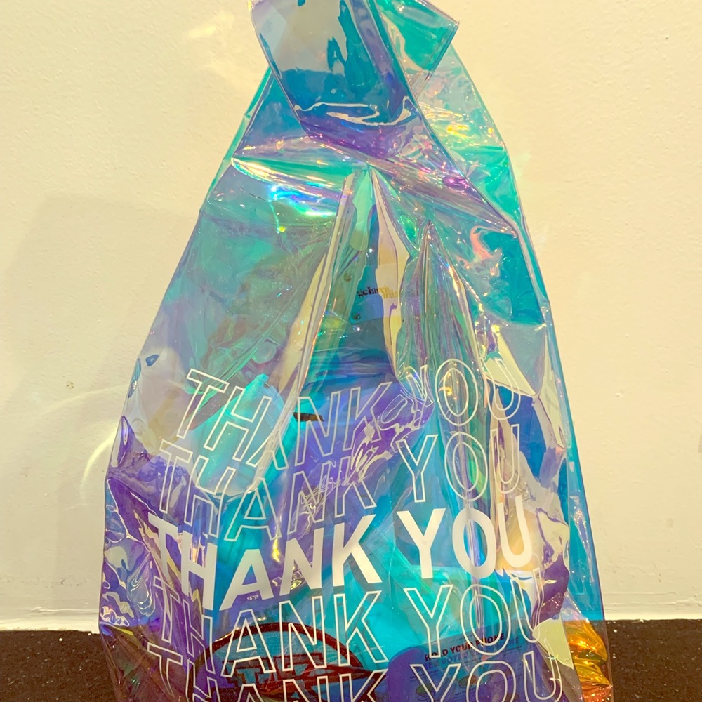 THANK YOU BODEGA BAG HOLOGRAM IRIDESCENT
